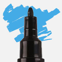 Uni Posca Marker PC-3M 0.9-1.3MM Light Blue - Light Blue