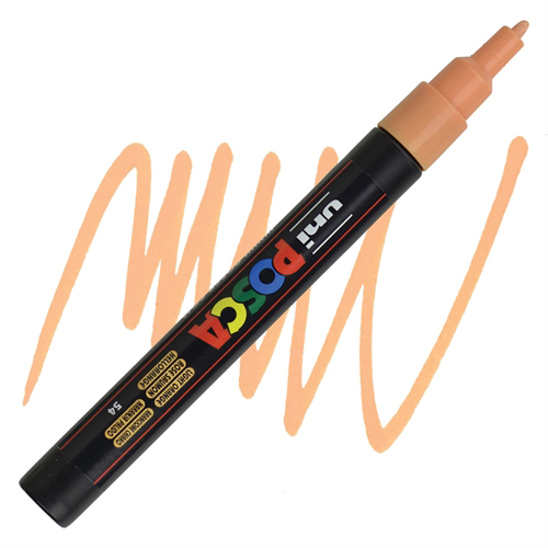 Uni Posca Marker PC-3M 0.9-1.3MM Light Orange - Light Orange