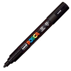Uni - Uni Posca Marker PC-5M 1.8-2.5MM Black