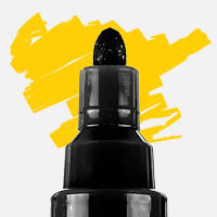 Uni Posca Marker PC-5M 1.8-2.5MM Bright Yellow - Bright Yellow