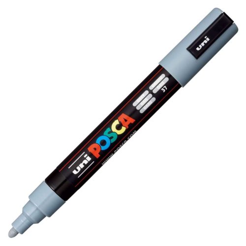 Uni Posca Marker PC-5M 1.8-2.5MM Grey - Grey