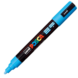 Uni - Uni Posca Marker PC-5M 1.8-2.5MM Light Blue