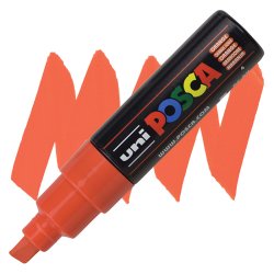 Uni - Uni Posca Marker PC-8K 8.0mm Orange