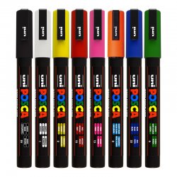 Posca - Uni Posca PC-3M (0,9-1,3mm) 8li Set (1)
