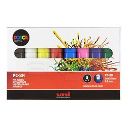 Posca - Uni Posca PC-8K (8mm) 8li Set (1)