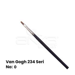 Van Gogh 234 Seri Öküz Kulağı Kılı Düz Kesik Uçlu Fırça - Thumbnail