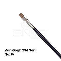 Van Gogh 234 Seri Öküz Kulağı Kılı Düz Kesik Uçlu Fırça - Thumbnail