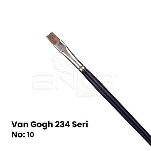 Van Gogh 234 Seri Öküz Kulağı Kılı Düz Kesik Uçlu Fırça