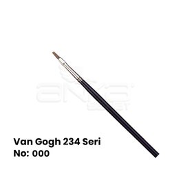 Van Gogh 234 Seri Öküz Kulağı Kılı Düz Kesik Uçlu Fırça - Thumbnail