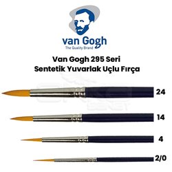 Van Gogh 295 Seri Sentetik Yuvarlak Uçlu Fırça - Thumbnail