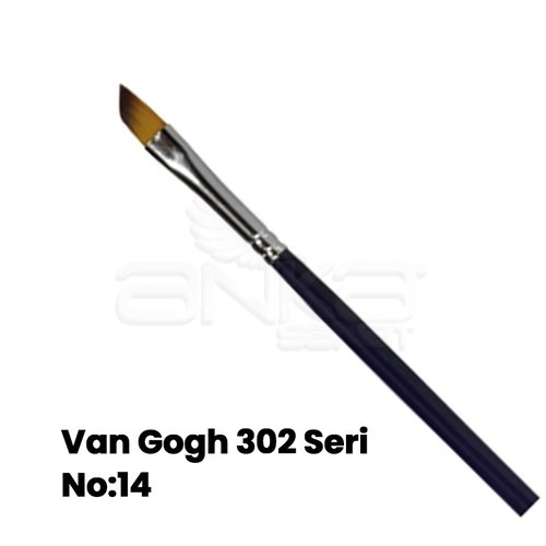 Van Gogh 302 Seri Sentetik Yan Kesik Uçlu Fırça