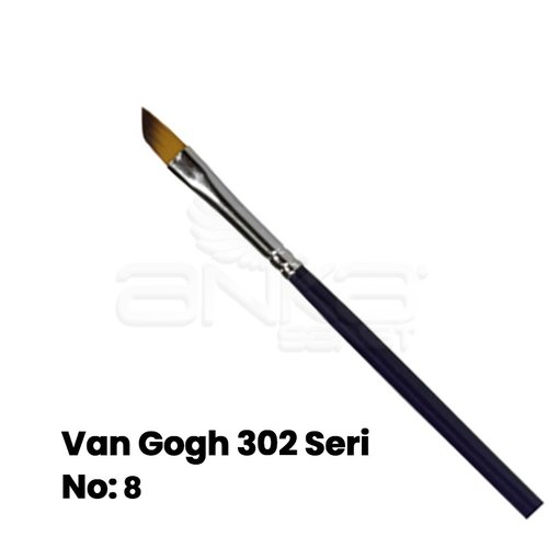 Van Gogh 302 Seri Sentetik Yan Kesik Uçlu Fırça