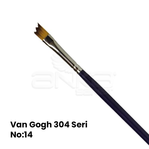 Van Gogh 304 Seri Sentetik Yan Kesik Tarak Fırça