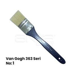 Van Gogh 363 Seri Beyaz Kıl Vernik Fırçası - Thumbnail