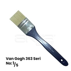 Van Gogh 363 Seri Beyaz Kıl Vernik Fırçası - Thumbnail