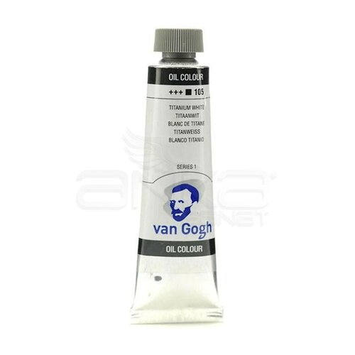 Van Gogh 40ml Yağlı Boya Seri:1 No:105 Titanium White - 105 Titanium White