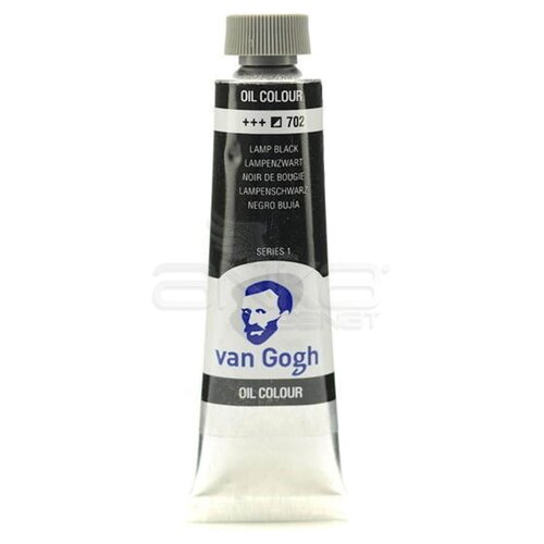 Van Gogh 40ml Yağlı Boya Seri:1 No:702 Lamp Black - 702 Lamp Black