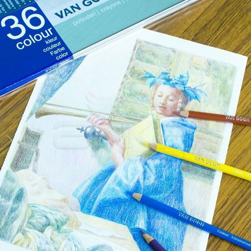 Van Gogh Kuru Boya Kalemi 36lı Set