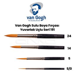 Van Gogh - Van Gogh Sulu Boya Fırçası Yuvarlak Uçlu Seri 191