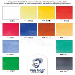Van Gogh Sulu Boya Seti 12 Renk Tüp - Thumbnail