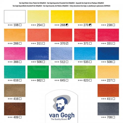 Van Gogh Sulu Boya Seti 24 Renk 1/2 Tablet