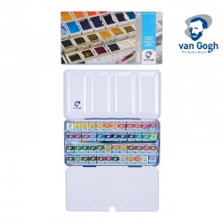 Van Gogh - Van Gogh Sulu Boya Seti 48li Yarım Tablet