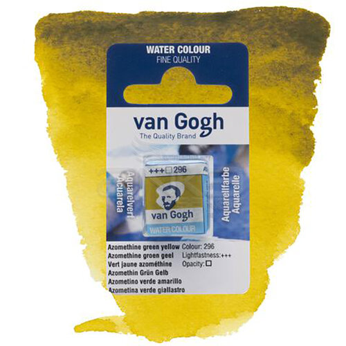 Van Gogh Tablet Sulu Boya Yedek Azomethine Green Yellow 296 - 296 Azomethine Green Yellow