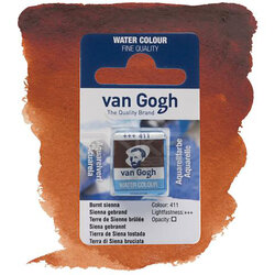 Van Gogh - Van Gogh Tablet Sulu Boya Yedek Burnt Sienna 411