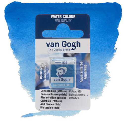 Van Gogh Tablet Sulu Boya Yedek Cerulean Blue 535 - 535 Cerulean Blue