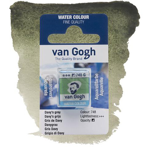 Van Gogh Tablet Sulu Boya Yedek Davys Grey 748 - 748 Davys Grey