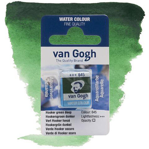 Van Gogh Tablet Sulu Boya Yedek Hooker Green D 645 - 645 Hooker Green D
