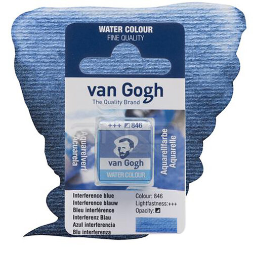 Van Gogh Tablet Sulu Boya Yedek İnterference Blue 846 - 846 İnterference Blue