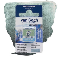 Van Gogh - Van Gogh Tablet Sulu Boya Yedek İnterference Green 848