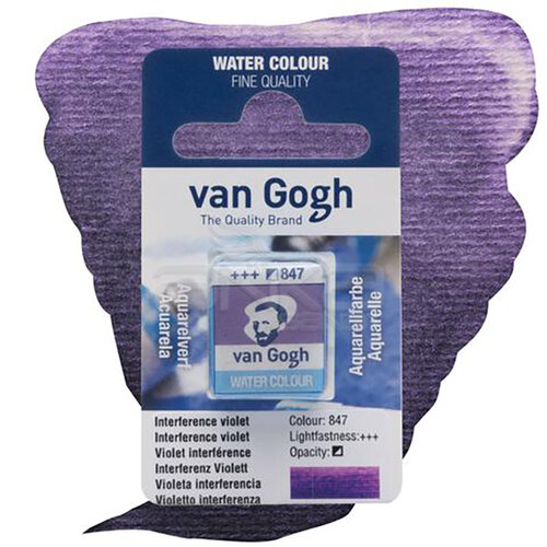 Van Gogh Tablet Sulu Boya Yedek İnterference Violet 847 - 847 İnterference Violet