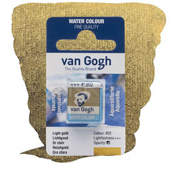 Van Gogh - Van Gogh Tablet Sulu Boya Yedek Light Gold 802