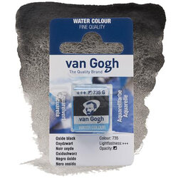 Van Gogh - Van Gogh Tablet Sulu Boya Yedek Oxide Black 735
