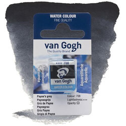 Van Gogh - Van Gogh Tablet Sulu Boya Yedek Paynes Grey 708