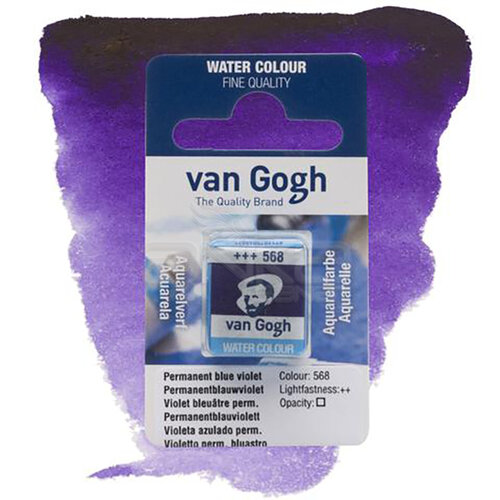 Van Gogh Tablet Sulu Boya Yedek Perm Blue Violet 568 - 568 Perm Blue Violet