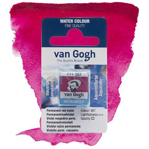 Van Gogh Tablet Sulu Boya Yedek Perm Red Violet 567 - 567 Perm Red Violet