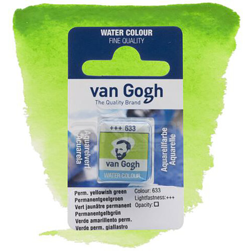 Van Gogh Tablet Sulu Boya Yedek Perm Yellowish Green 633 - 633 Perm Yellowish Green