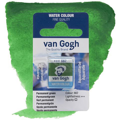 Van Gogh Tablet Sulu Boya Yedek Permanent Green 662 - 662 Permanent Green