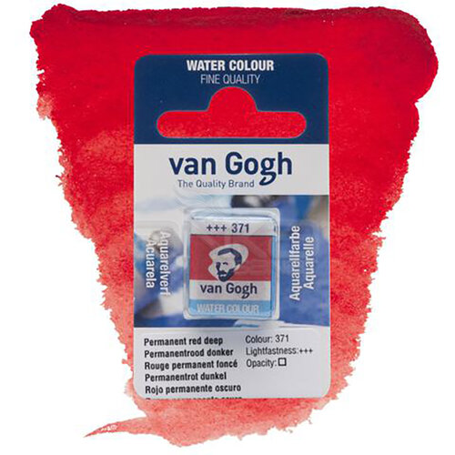 Van Gogh Tablet Sulu Boya Yedek Permanent Red D 371 - 371 Permanent Red D