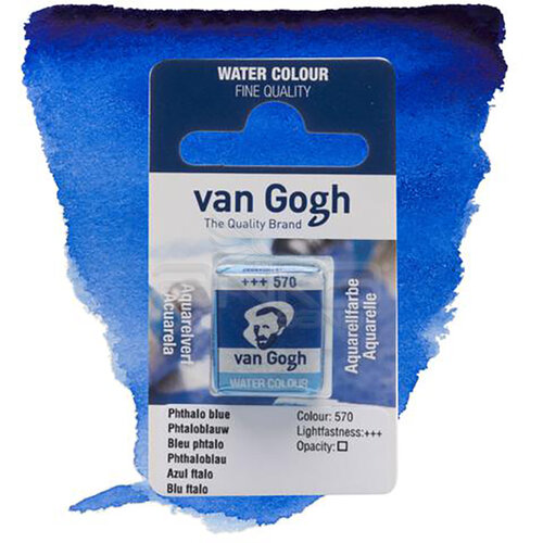 Van Gogh Tablet Sulu Boya Yedek Phthalo Blue 570 - 570 Phthalo Blue