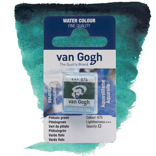 Van Gogh Tablet Sulu Boya Yedek Phthalo Green 675 - 675 Phthalo Green