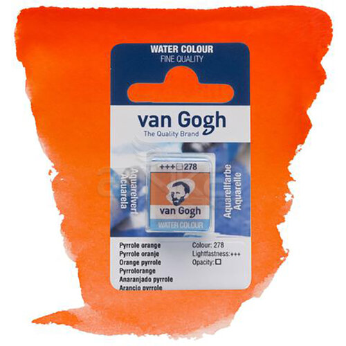 Van Gogh Tablet Sulu Boya Yedek Pyrrole Orange 278 - 278 Pyrrole Orange