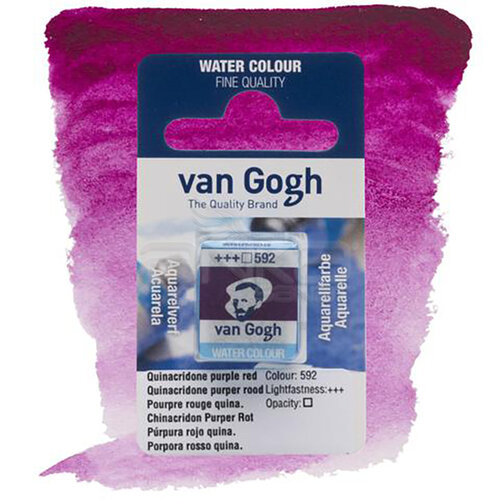 Van Gogh Tablet Sulu Boya Yedek Qulna Purple Red 592 - 592 Qulna Purple Red
