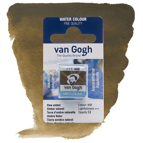 Van Gogh Tablet Sulu Boya Yedek Raw Umber 408 - 408 Raw Umber
