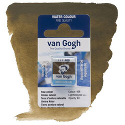 Van Gogh - Van Gogh Tablet Sulu Boya Yedek Raw Umber 408