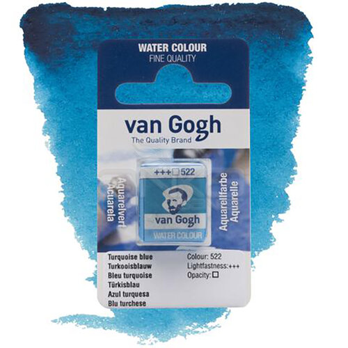 Van Gogh Tablet Sulu Boya Yedek Turquolse Blue 522 - 522 Turquolse Blue