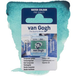 Van Gogh - Van Gogh Tablet Sulu Boya Yedek Turquoise Green 661